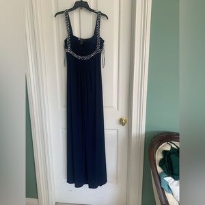 JS Boutique navy blue New long gown